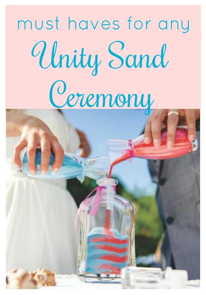 This is so helpful! Read this post to find out what you need for a wedding unity sand ceremony.  It will help you plan your unity sand ceremony so that it goes off without a hitch!